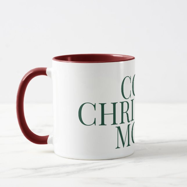 Caneca Cozy Christmas Mood, Aesthetic Coffee Mug (Esquerda)