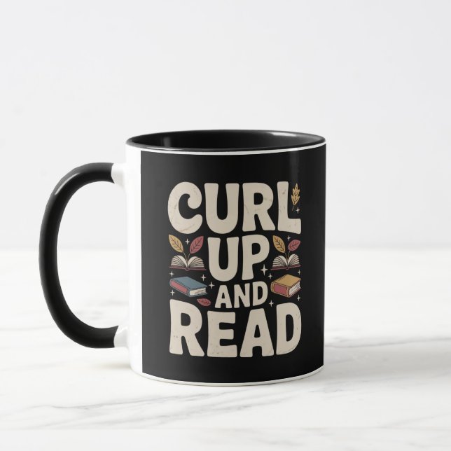 Caneca Cozy Curl Up and Read Vintage (Esquerda)