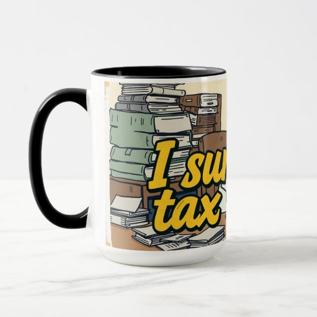 Caneca CPA Tax Season Survival Coffee Loading (Esquerda)