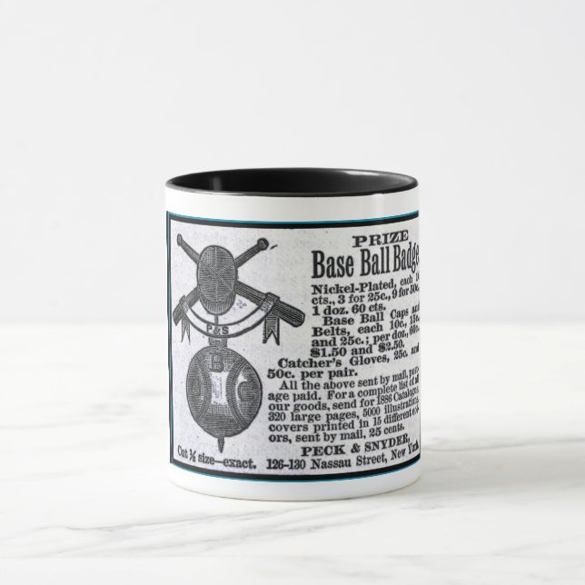 Caneca crachá 1886 AD BASEBALL (Centro)