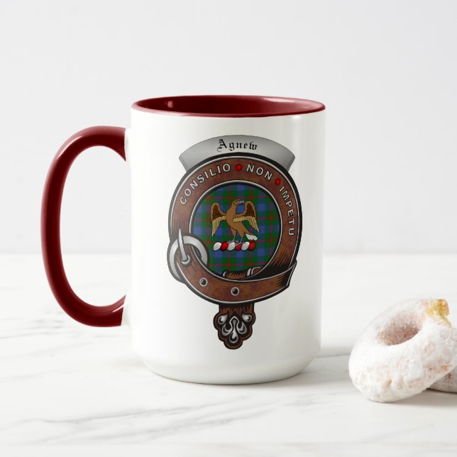 Caneca Crachá Agnew Clan Combo 15oz Mug (Com Donut)