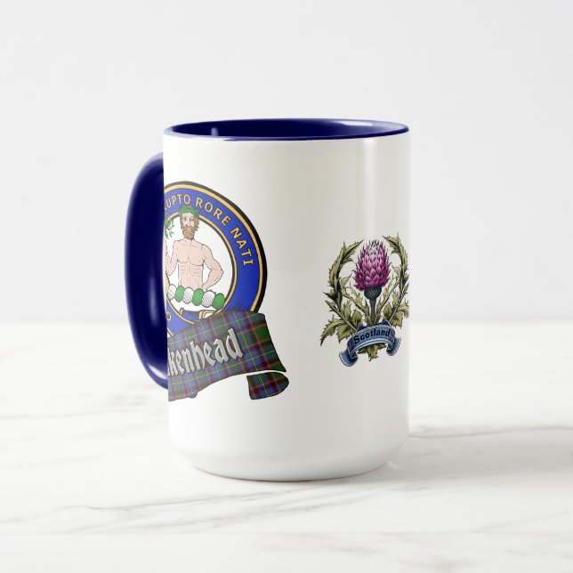 Caneca Crachá Aikenhead Clan Combo 15oz Mug (Frente Esquerda)