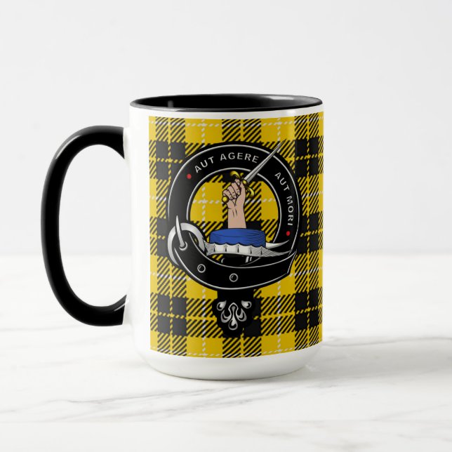 Caneca Crachá Barclay Clan e Tartan Combo 15oz Mug (Esquerda)