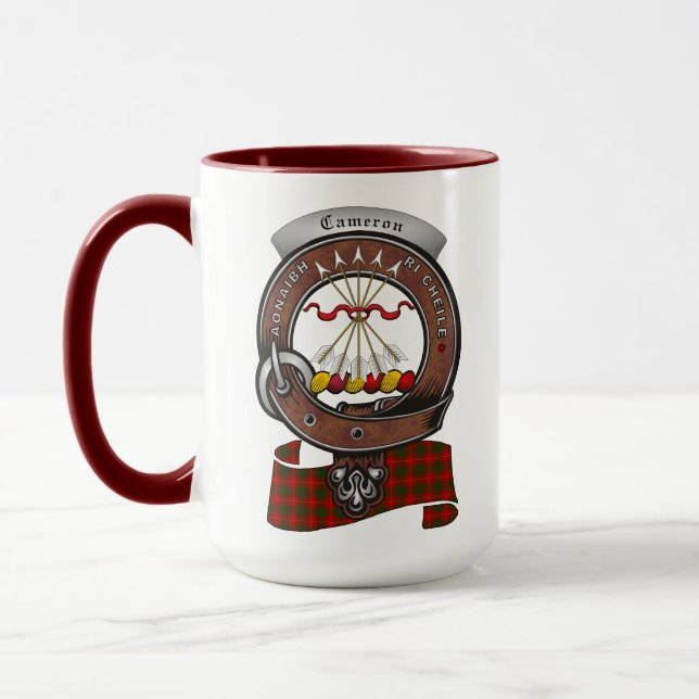 Caneca Crachá Cameron Clan Combo 15oz Mug (Esquerda)