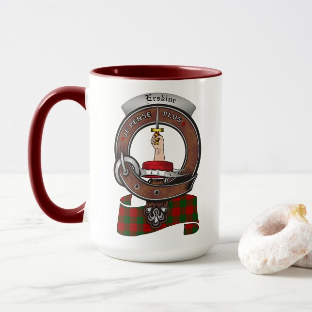 Caneca Crachá Erskine Clan Combo 15oz Mug (Com Donut)