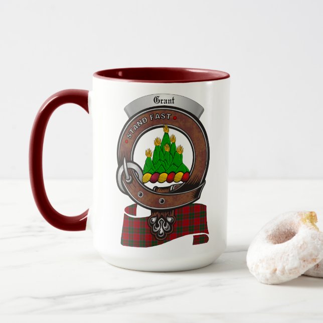 Caneca Crachá Grant Clan Combo 15oz Mug (Com Donut)