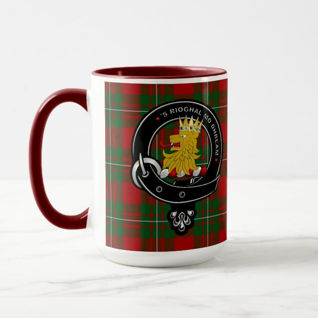 Caneca Crachá MacGregor Clan e Tartan (Esquerda)