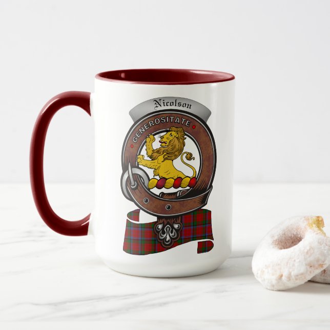 Caneca Crachá Nicolson Clan Combo 15oz Mug (Com Donut)