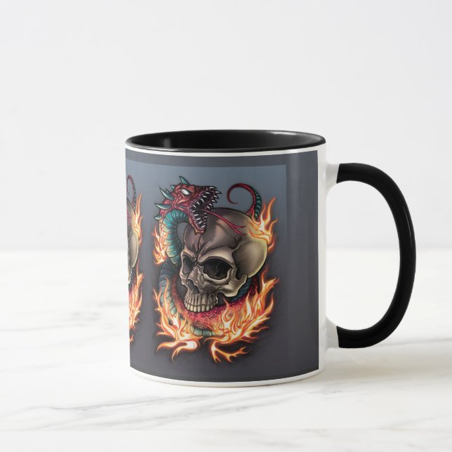 Caneca Crânio + Cobra (Direita)