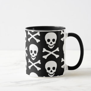 Caneca Crânio & Crossbones