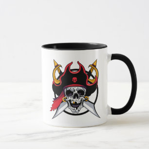 Caneca Crânio De Café Pirata