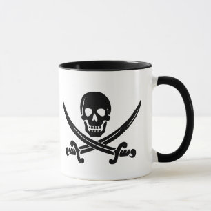 Caneca Crânio De Café Pirata