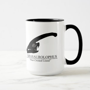 Caneca Crânio de Parasaurolophus