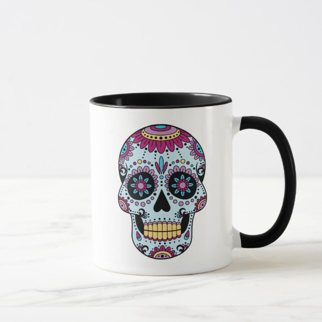 Caneca Crânio do açúcar (Diâmetro de los Muertos) (Direita)