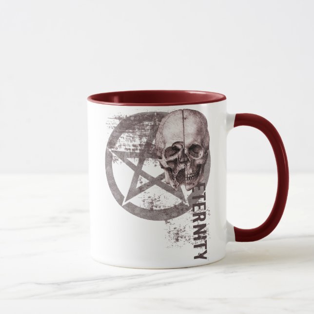 Caneca Crânio do Pentacle (Direita)