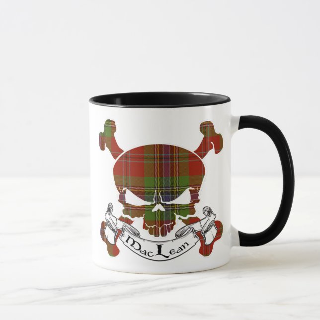 Caneca Crânio do Tartan de MacLean (Direita)