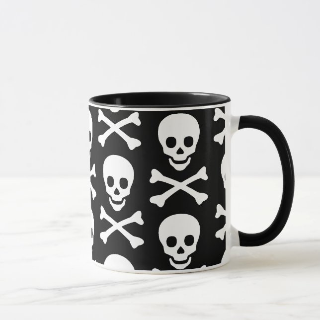 Caneca Crânio e Crossbones (Direita)