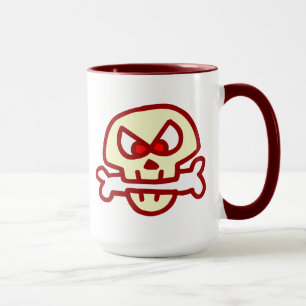 Caneca Crânio engraçado
