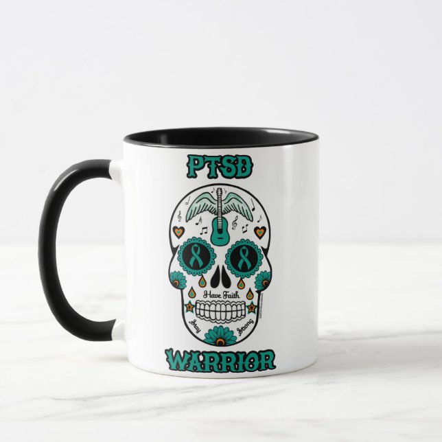 Caneca Crânio/Guerreiro de Açúcar...PTSD (Esquerda)