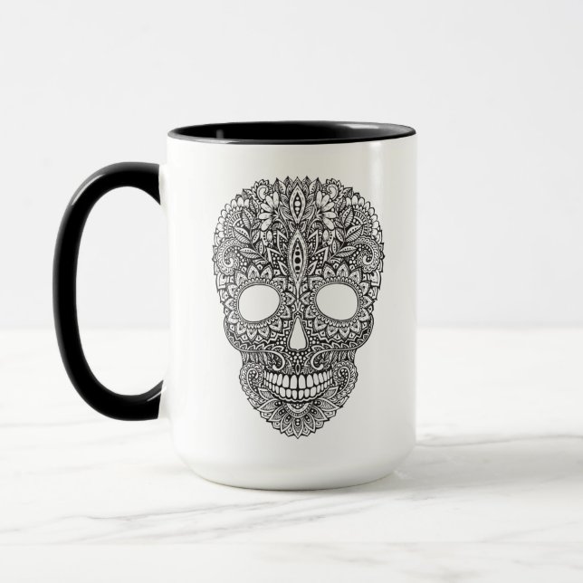 Caneca Crânio humano inspirado (Esquerda)