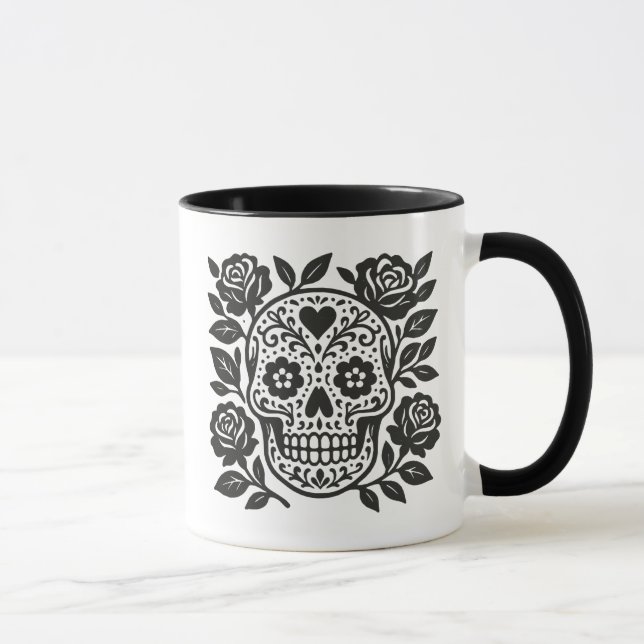 Caneca Crânio mexicano (Direita)