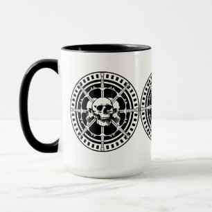 Caneca Crânios com Espadas