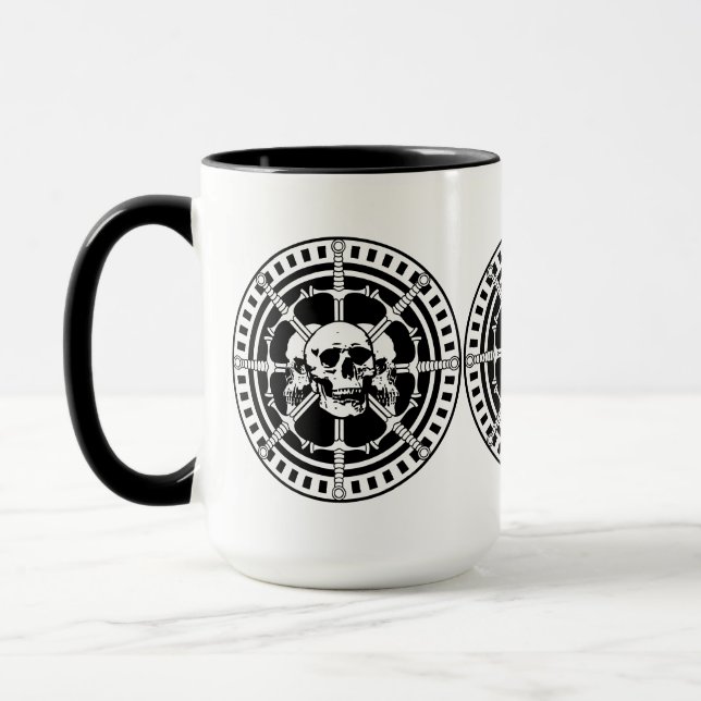 Caneca Crânios com Espadas (Esquerda)