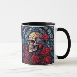Caneca Crânios Olhando Para Dentro Da Mug De Café