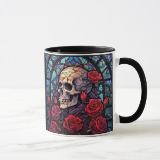 Caneca Crânios Olhando Para Dentro Da Mug De Café