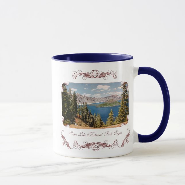 Caneca Crater Lake Oregon Café Mug (Direita)