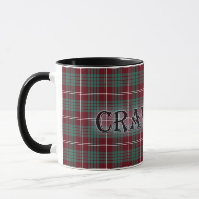 Caneca Crawford Tartan com o Sobrenome (Esquerda)