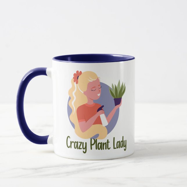 Caneca Crazy Plant Lady Mug (Esquerda)