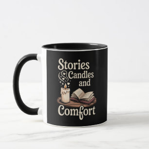 Caneca Cream Vintage Book e Candle