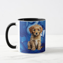 Caneca Creative Puppy Lovers