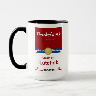 Caneca Creme De Lutefisk Soup Coffee Mug.
