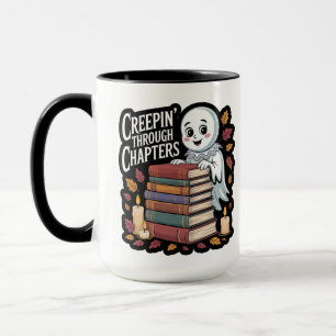 Caneca Creme Quente Infiltrando-se Através dos Capítulos