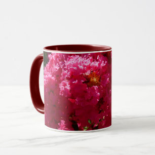 Caneca Crepe Myrtle Tree Magenta Floral