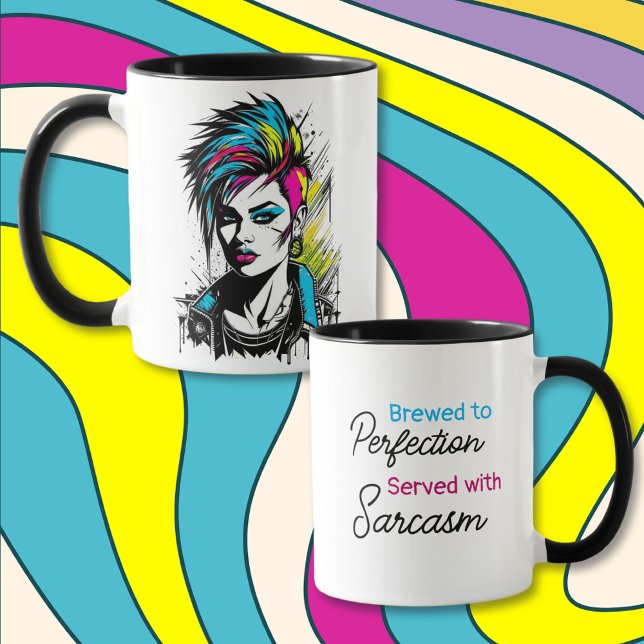 Caneca Criado para a perfeição, servido com sarcasmo (Criador carregado)