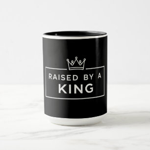Caneca Criado por um Rei Dia dos Pais 