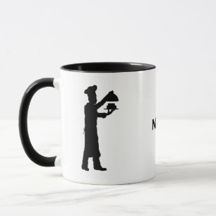 Caneca Criadores ou Chef Silhouettes Nome Mug