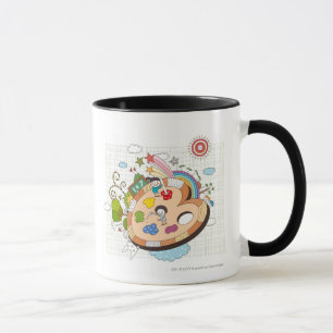 Caneca Crianças com pincéis