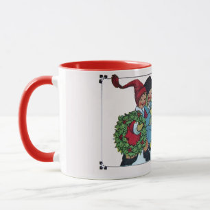 CANECA CRIANÇAS COM PRESENTES DE NATAL