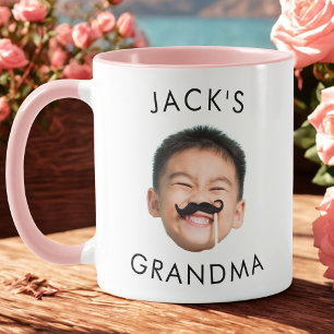 Caneca Crianças Cutes Personalizadas Foto De Rosto Para B