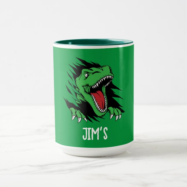 Caneca Crianças dinossauros (Centro)