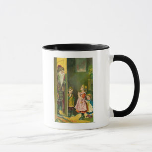 Caneca Crianças Felizes De Natal Deixando Papais noeis En