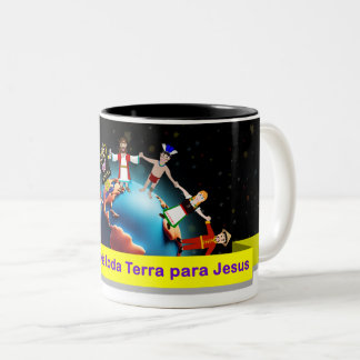 Caneca Crianças para Jesus (Biblinha e Turminha)