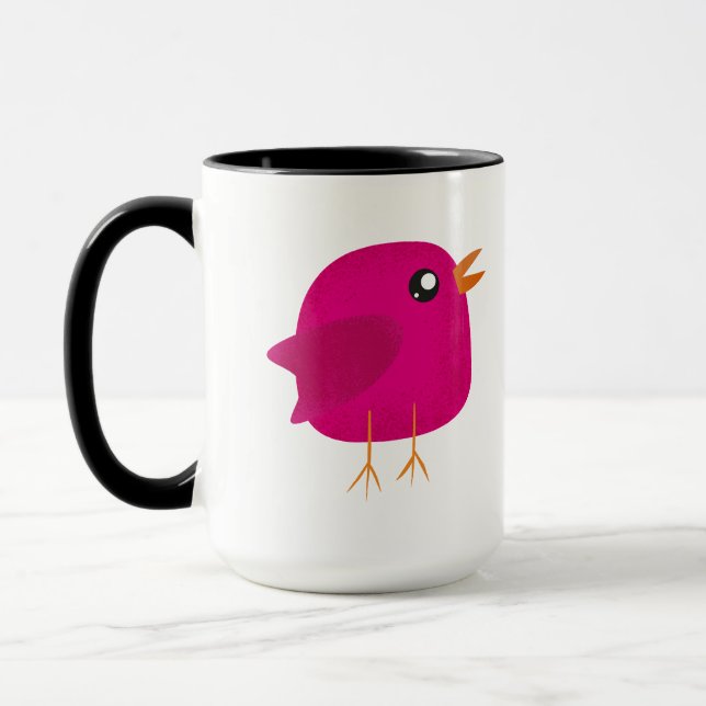 Caneca Crianças, passarinho fofo (Esquerda)