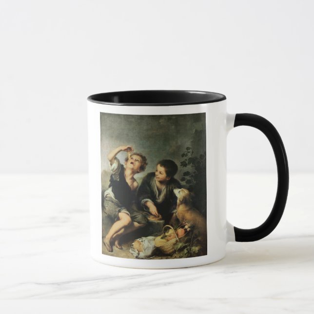 Caneca Crianças que comem uma torta, 1670-75 (Direita)