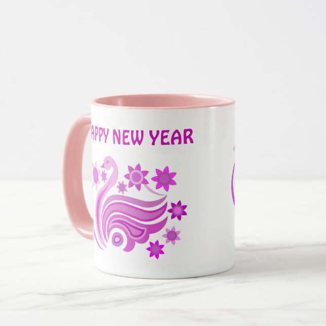 CANECA CRIATIVA DE PÁSSARO PARA PRESENTE (Frente Esquerda)