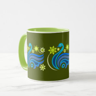 CANECA CRIATIVA DE PÁSSARO PARA PRESENTE